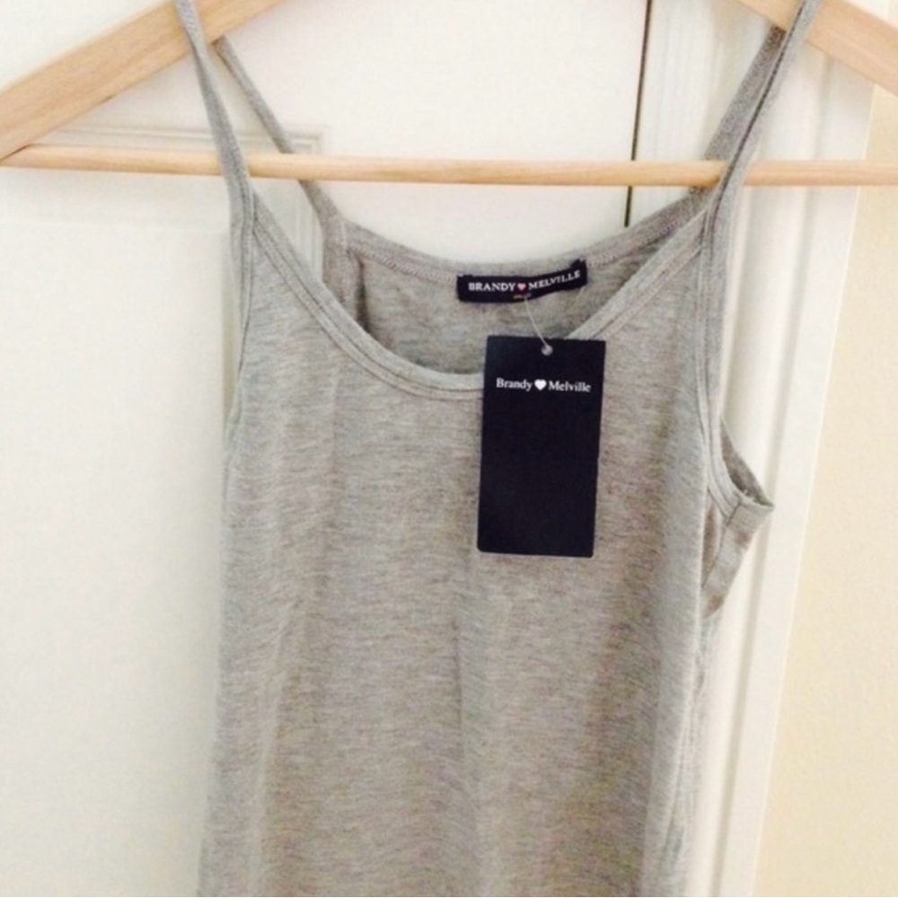 Brandy Melville Light Gray “JAMES”  Camisole